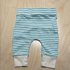 Little Green Radicals Baby Pants / blue stripe / 0-3 mo